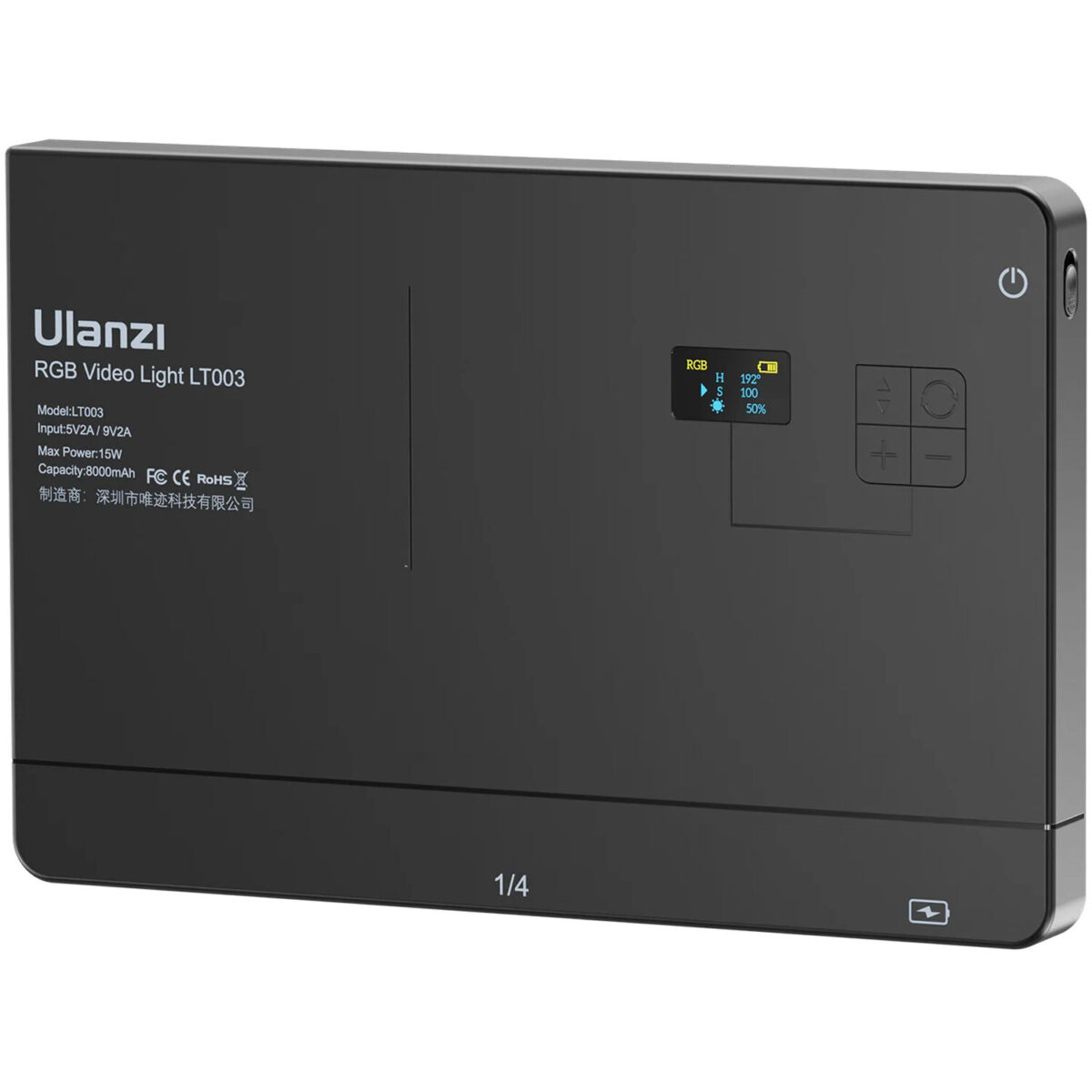 ULANZI LT003 Iluminador de video LED (bicolor + RGB) - Imagen 5