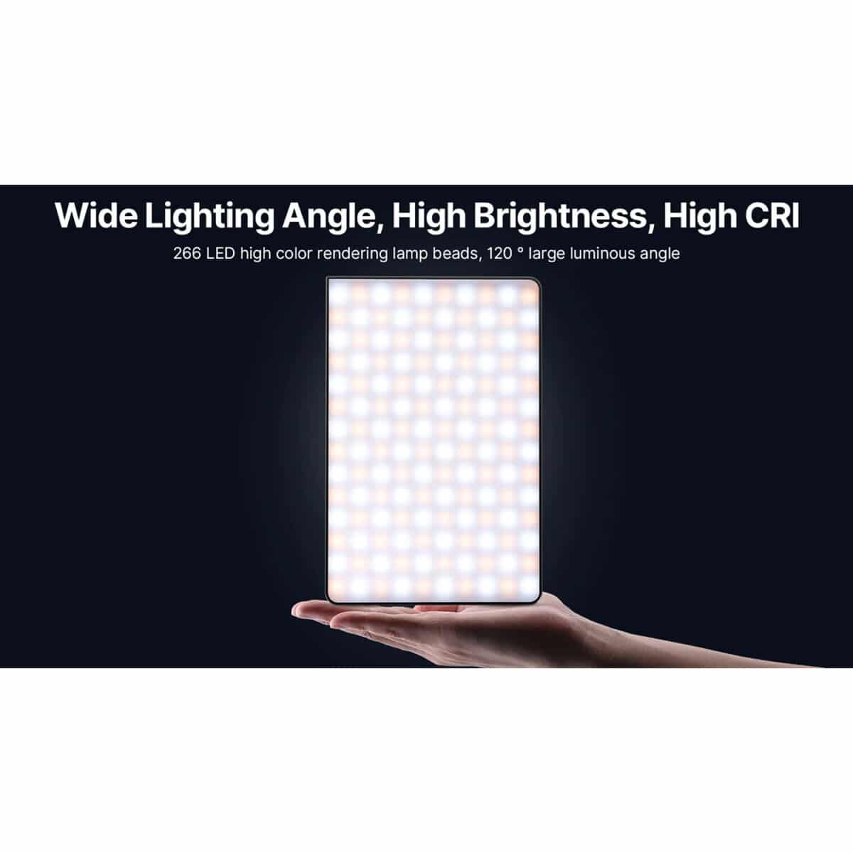 ULANZI LT003 Iluminador de video LED (bicolor + RGB) - Imagen 12