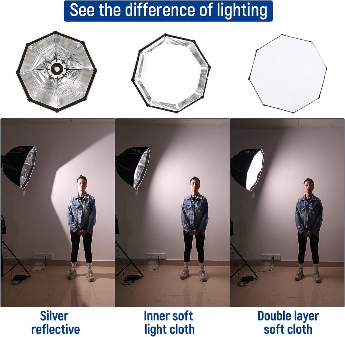 Viltrox Weeylite VP-45 Softbox Octogonal - Imagem 2