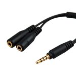 Cable JJC 2xJack 3.5mm Hembra /Jack 3.5mm TRRS Macho - Imagen 2
