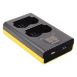 PATONA Cargador dual para 2 baterías Fuji NP-W235 - Imagen 2