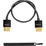 SMALLRIG 2956B Cabo Ultra Slim 4K HDMI para HDMI 35cm - Imagem 2