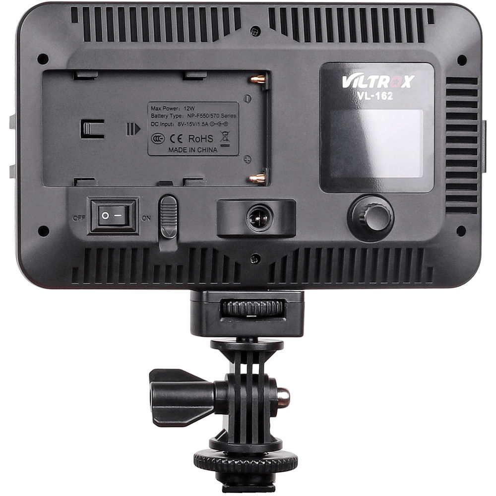 Viltrox VL-162T 3300-5600K LED-Violichtpanel CR95 zweifarbig dimmbar Fotostudio-Füllbeleuchtung für Canon Nikon Sony DSLR DV  44