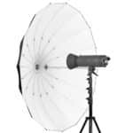 WALIMEX Pro Sombrinha Reflectora Branca 180cm - Imagem 4