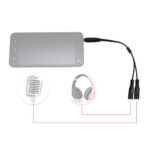 Cable JJC 2xJack 3.5mm Hembra /Jack 3.5mm TRRS Macho - Imagen 3