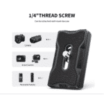 Zapata de liberación rápida K&F CONCEPT para trípode fotográfico - Imagen 6