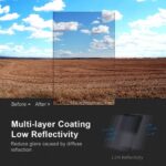 K&F CONCEPT Filtro 100x150mm ND8 Gradiente Hard (3 Stops) - Imagem 6