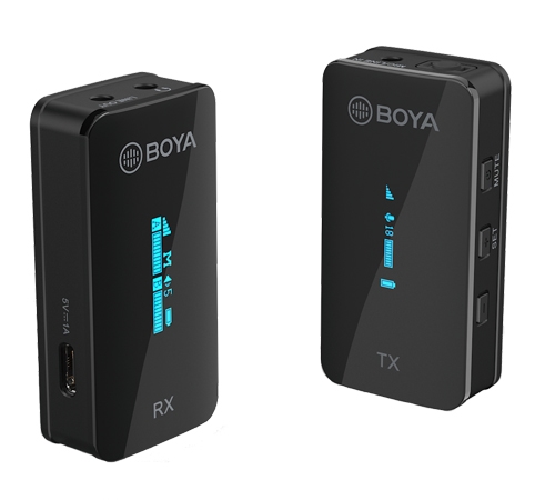 BOYA BY-XM6-S1 Sistema Microfone Wireless Lapela 2.4GHz