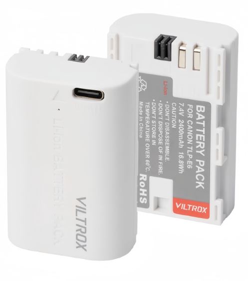 Viltrox TLP-E6 2400mAh Batería p/Canon