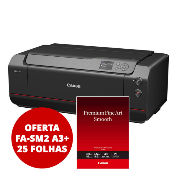 Canon imagePROGRAF PRO-1100 com oferta FA-SM2