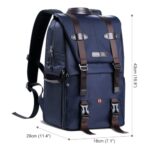K&F CONCEPT KF13.087 Multifunctional Camera Travel Back - Blue - Imagem 4