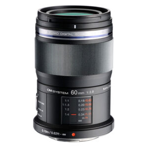 Vista Frontal de OM SYSTEM M.Zuiko Digital ED 60mm f/2.8 Macro