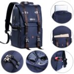 K&F CONCEPT KF13.087 Multifunctional Camera Travel Back - Blue - Imagem 18