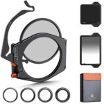 Kit de portafiltros K&F CONCEPT + CPL + ND1000 + GND8 + 4 anillos