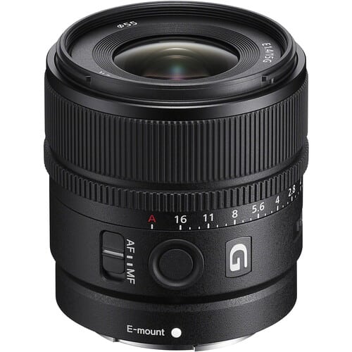SONY E 15mm f/1.4 G