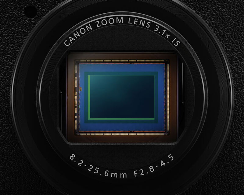 Sensor grande de 1,4" para melhor qualidade de imagem