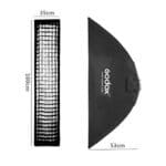 GODOX Softbox Rectangular 35x160cm + Grelha p/ Bowens - Imagem 3