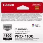 Cartucho de tinta negra mate CANON 80ml PFI-4100MBK - Imagen 2