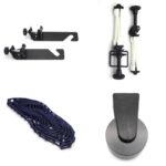 CARUBA Desenroladores c/ Corrente + Grampo de Fixação