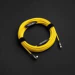 Cable COBRATETHER USB-C derecho - USB-C 90º - 10m amarillo - Imagen 2
