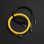 Cable COBRATETHER USB-C derecho - USB-C 90º - 5m amarillo - Imagen 3