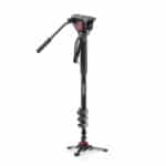 MANFROTTO MVMXPRO500 + Cabezal Fluido + Base FLUIDTECH