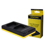 PATONA Cargador USB dual para 2x Canon BP-511