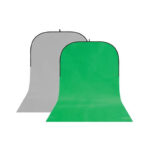 STUDIOKING Parte inferior plegable gris/verde 150x400cm