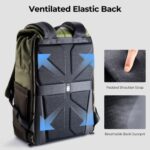 K&F CONCEPT 13.087AV2 Mochila verde tropa 20L - Imagem 8