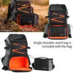 K&F CONCEPT 13.107 Professional Camera Backpack 33L - Imagem 2