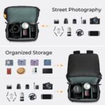 K&F CONCEPT Bolsa dobrável preto KF13.129 - Imagem 5