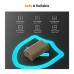 Batería K&F CONCEPT con carga USB-C 3500 mAh - NP-F550 - Imagen 5