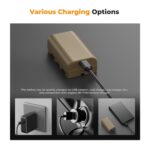 Batería K&F CONCEPT con carga USB-C 3500 mAh - NP-F550 - Imagen 6