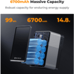 Batería K&F CONCEPT V-Mount 99Wh. Carga rápida USB-C PD100W - Imagen 3