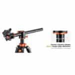 K&F CONCEPT KF09.112 Tripé (c/monopé) + Cabeça de rótula - Imagem 6