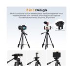 K&F CONCEPT KF09.125 Trípode Traveler 2 en 1 con control Bluetooth - Imagen 2