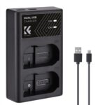 K&F CONCEPT KF28.0006 Carregador Rápido Duplo EN-EL15 p/Nikon