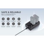 K&F CONCEPT KF28.0006 Carregador Rápido Duplo EN-EL15 p/Nikon - Imagem 7