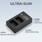 K&F CONCEPT KF28.0009 Cargador rápido dual NP-FW50 para Sony - Imagen 6