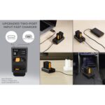 K&F CONCEPT KF28.0010 Carregador Rápido Duplo NP-FZ100 p/Sony - Imagem 7