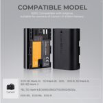 K&F CONCEPT KF28.0021V2 Bateria LP-E6NH 2250mAh p/Canon - Imagem 7