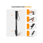 K&F CONCEPT Monopie de aluminio de 5 secciones (KF09.138) - Imagen 2