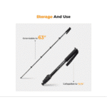 K&F CONCEPT Monopie de aluminio de 5 secciones (KF09.138) - Imagen 3