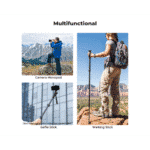 K&F CONCEPT Monopie de aluminio de 5 secciones (KF09.138) - Imagen 7