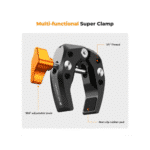 K&F CONCEPT Super Clamp MS15 60mm - Imagen 2