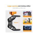 K&F CONCEPT Super Clamp MS15 60mm - Imagen 5