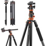 Trípode K&F CONCEPT T254A7 (con monopie) + Cabeza de varilla BH-28L - Imagen 6