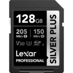 LEXAR Pro Silver Plus SDXC 128GB 205MB/s V30 UHS-I (U3)