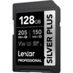 LEXAR Pro Silver Plus SDXC 128GB 205MB/s V30 UHS-I (U3) - Imagem 3