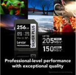 LEXAR Pro Silver Plus SDXC 256GB 205MB/s V30 UHS-I (U3) - Imagen 8